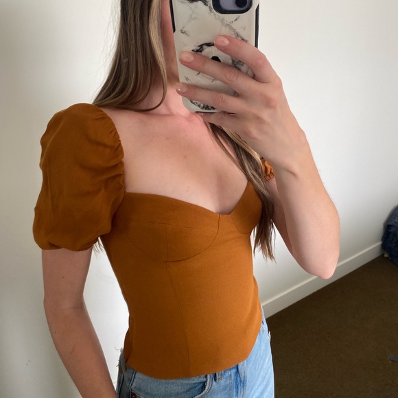 Aritzia “Novella Short-sleeve” Blouse - Picture 4 of 4